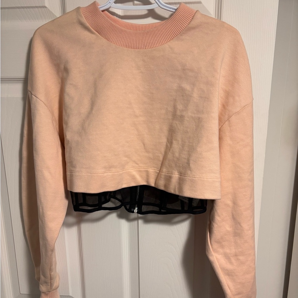 Alexander McQueen tea rose corset Sweatshirt